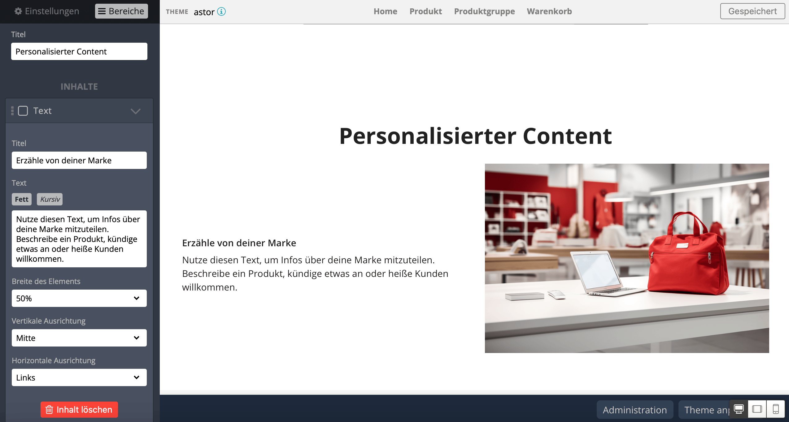 Personalisierter Content