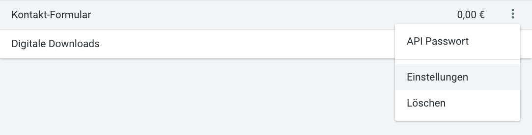 App Einrichtung starten