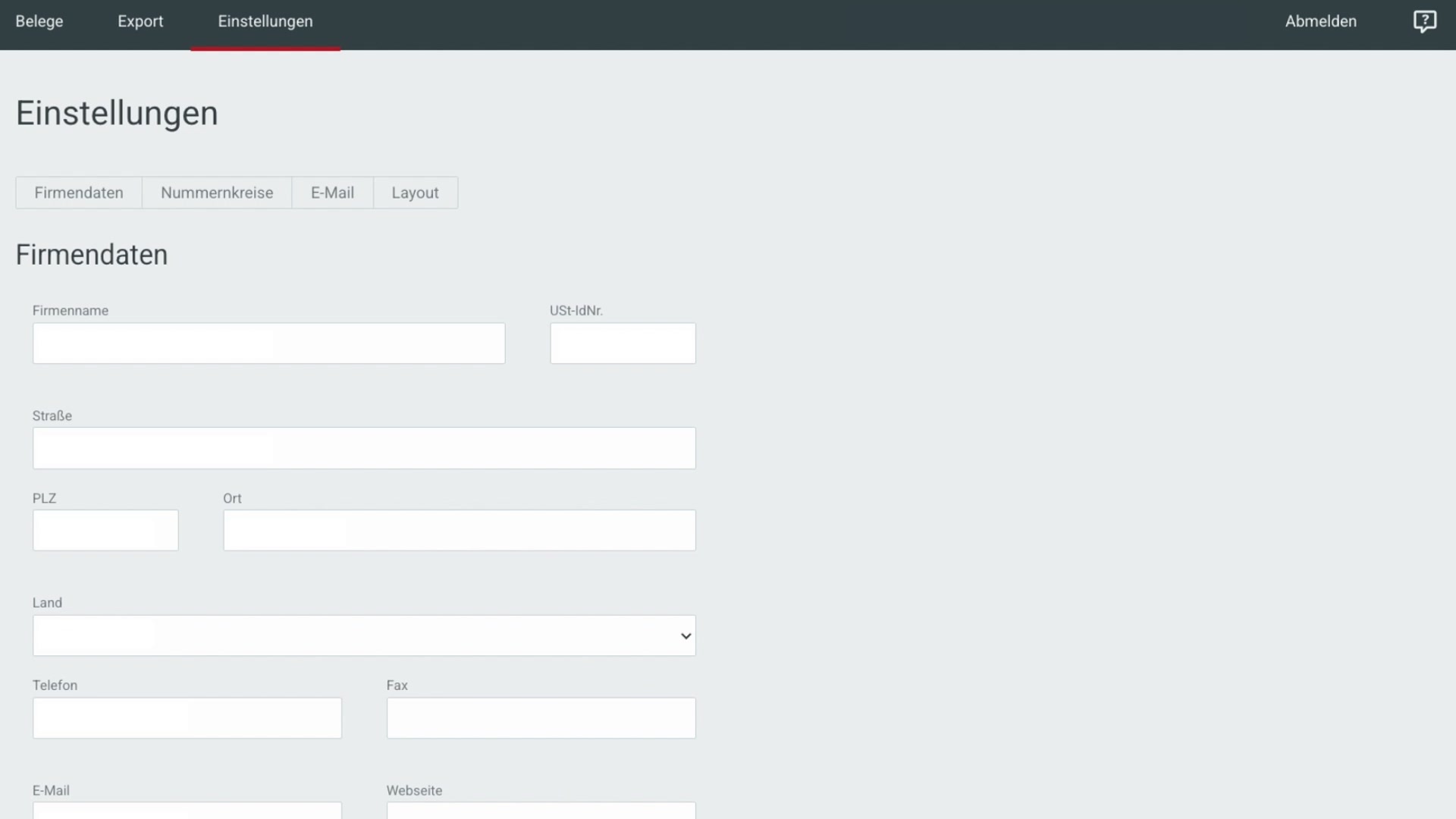 Installation der App
