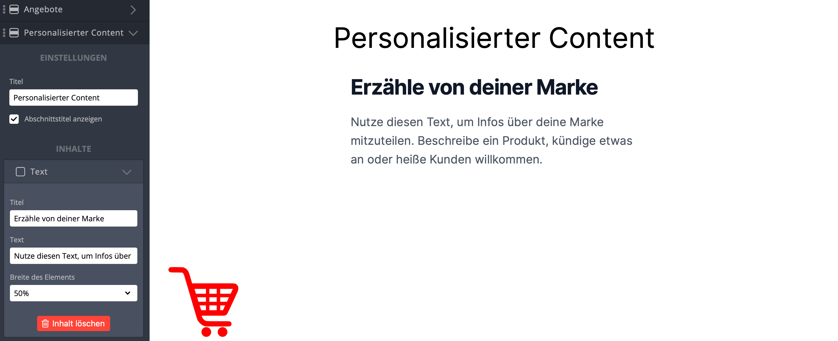 Personalisierter Content